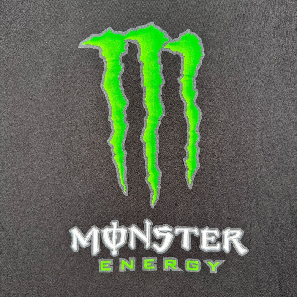 Monster Energy T Shirt Mens 2XL Black Short Sleeve Tee Graphic Print